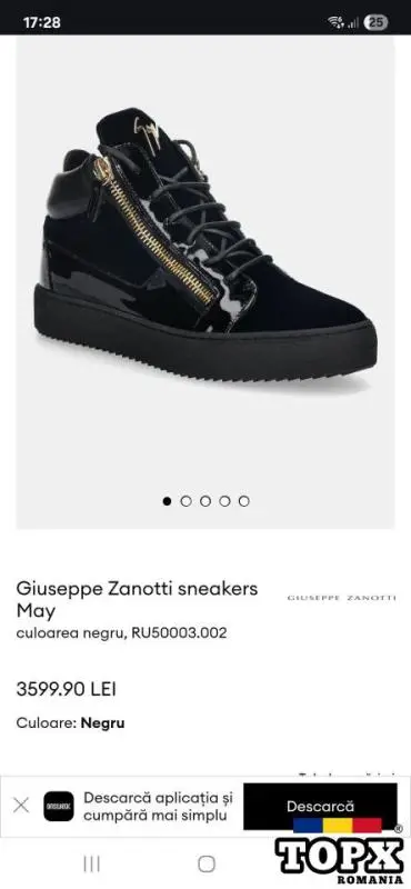 Ghete barbati piele Giuseppe zanotti  noi