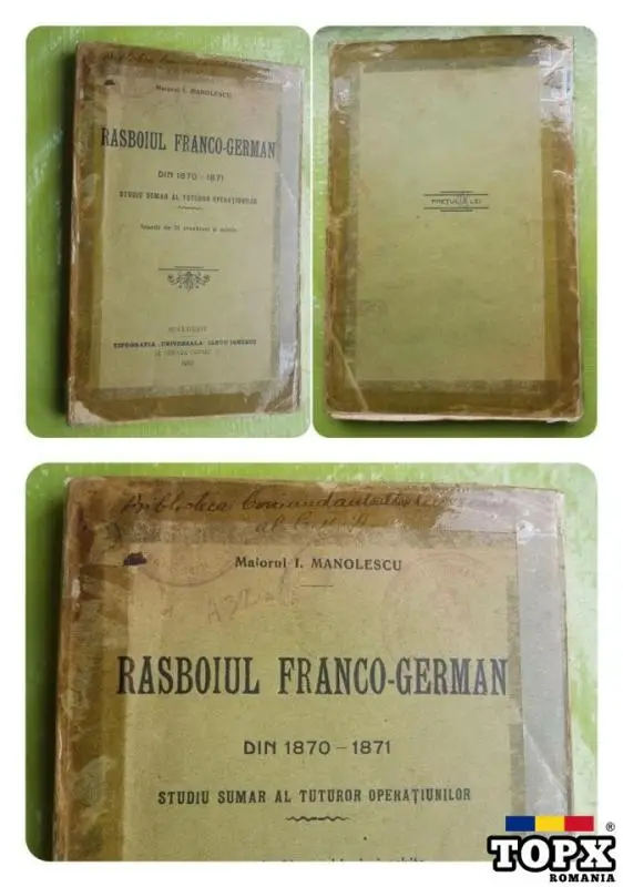 G599-Raritate-Editie veche militara-Razboiul Franco-German 1870-1871