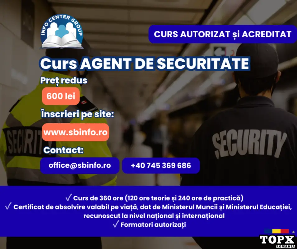 Curs Agent de securitate