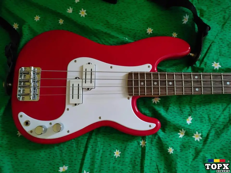 Squier Mini modificat - chitara bas mini