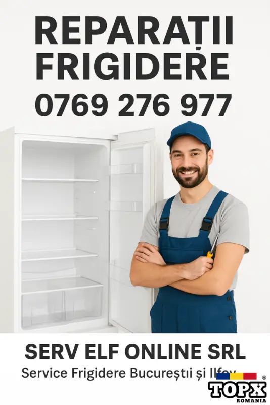 Reparații frigidere, congelatoare și mașini de spălat – Sector 3 București