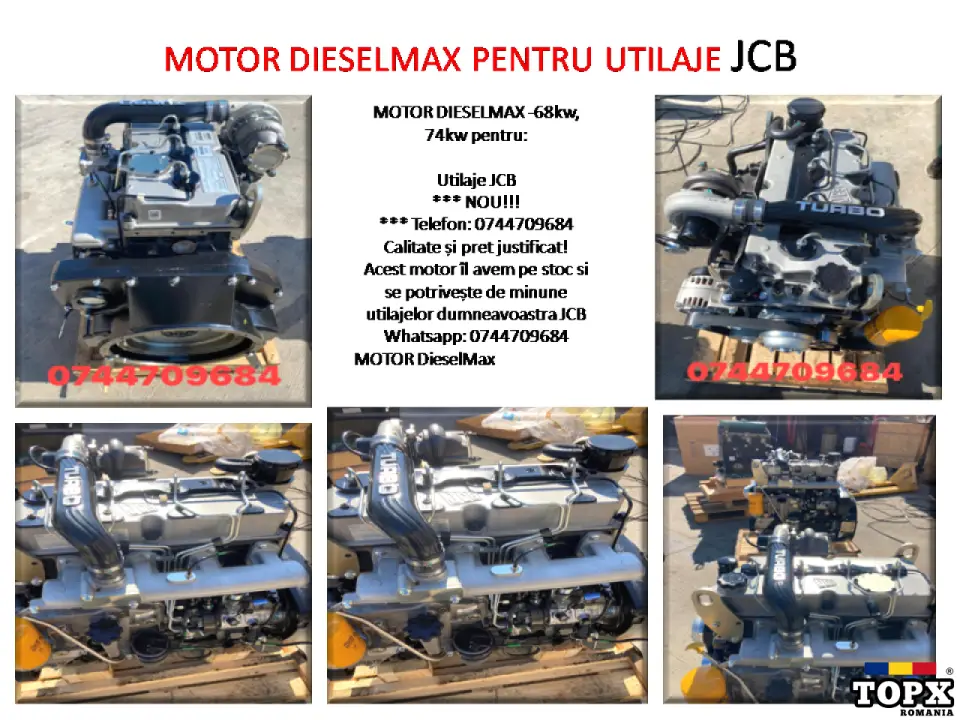 Piese utilaje jcb buldoexcavatoare excavatoare oferte si pret sunati