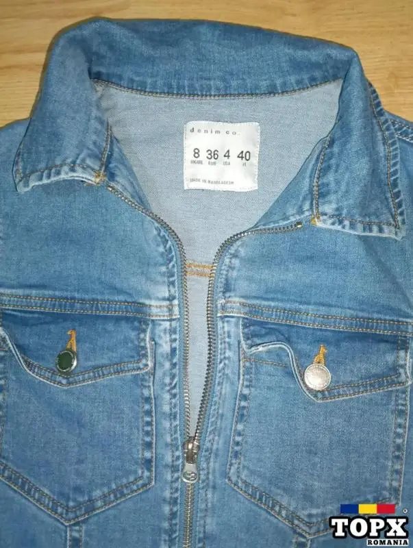 Salopeta de blugi cu pantaloni scurti - 3