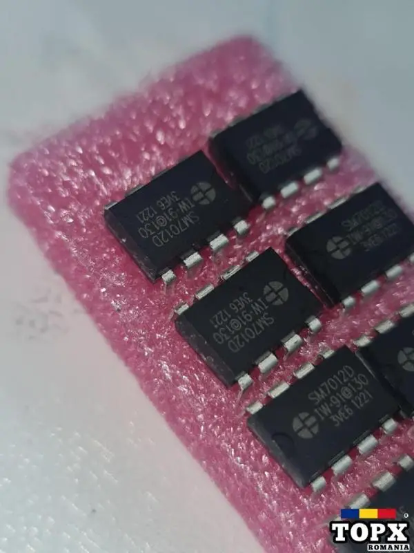 Vând circuit integrat SM7012 – Controller PWM SMPS / LED Driver