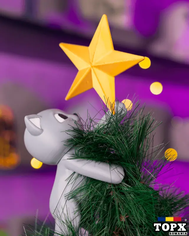 Vârf de brad - Meowy Christmas