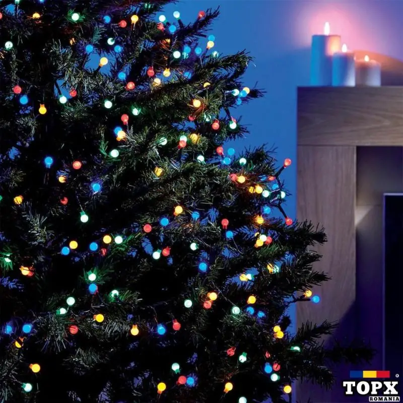 Instalatie pentru brad sau decoratiuni interioare cu 300 de leduri