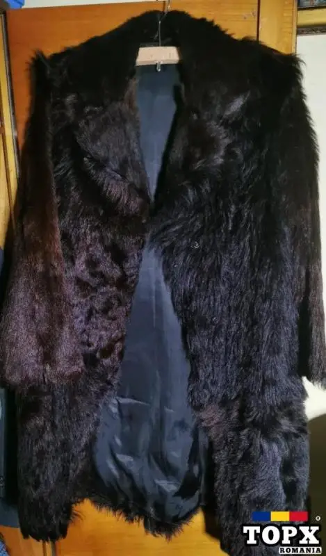 Haină damă blană naturală Vintage (Epoca de aur), stare bună.