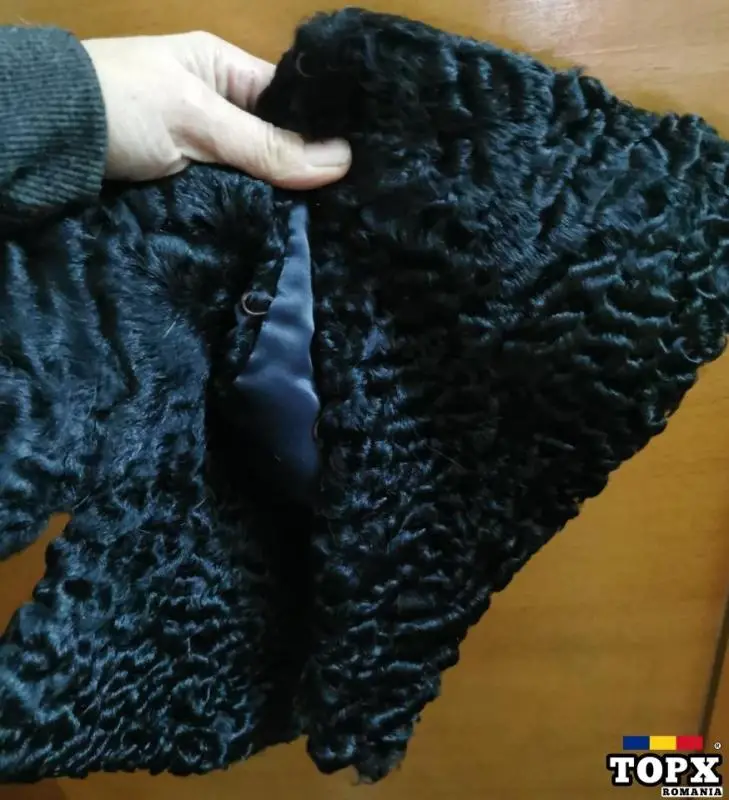 Guler blană naturală Vintage (Epoca de aur), stare bună