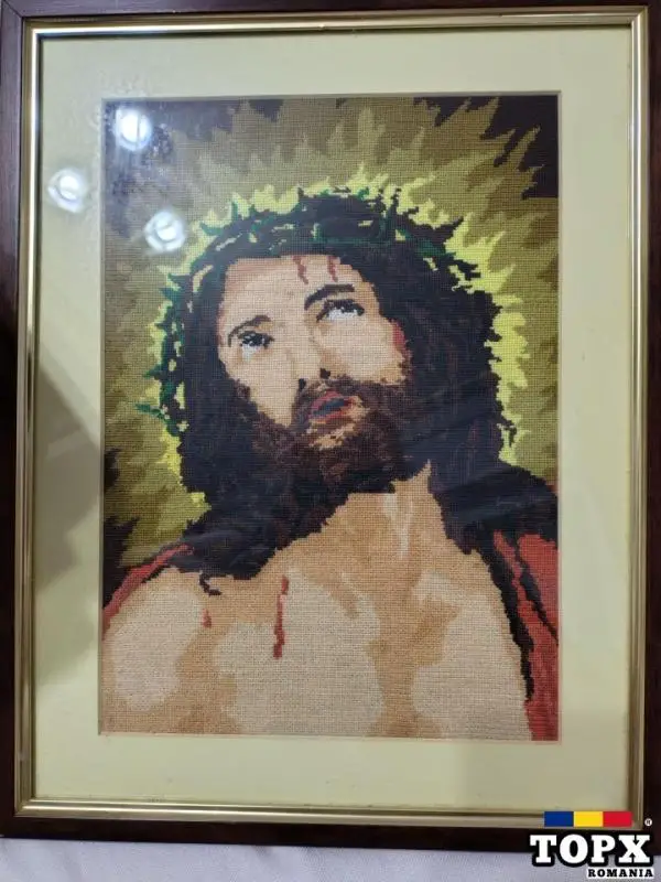 Vand goblen inramat "Iisus".