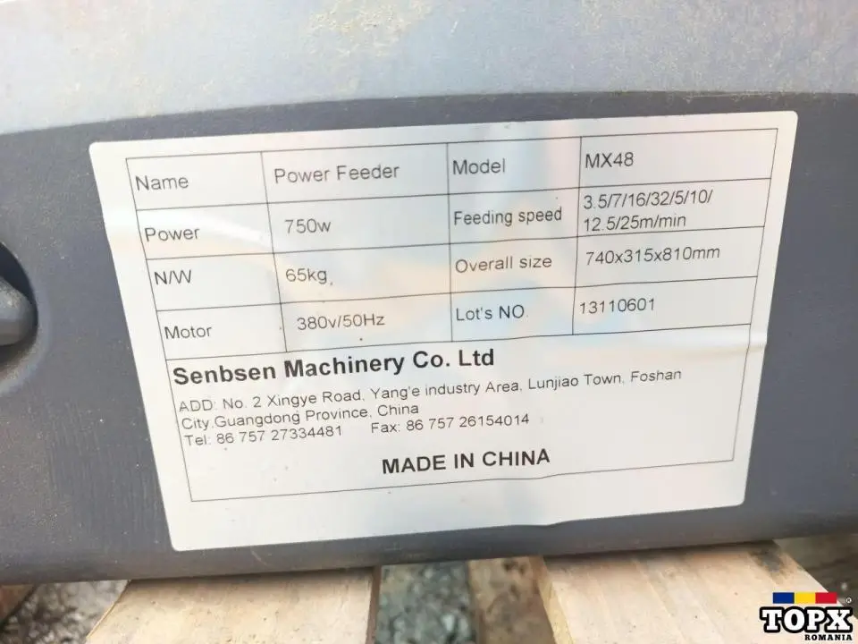 Avans mecanic pt tamplarie lemn freza abrich - 4