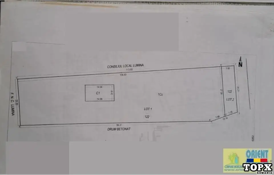 Lumina, teren intravilan 2.817mp de vanzare