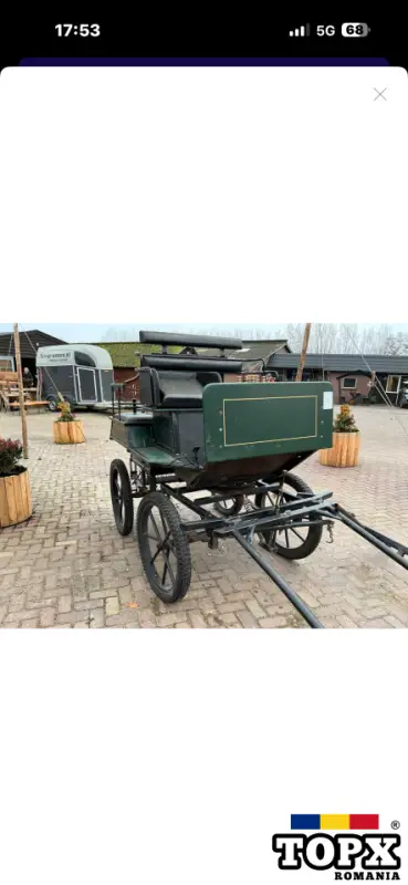 Vand trasura remorca cai hamuri caruta
