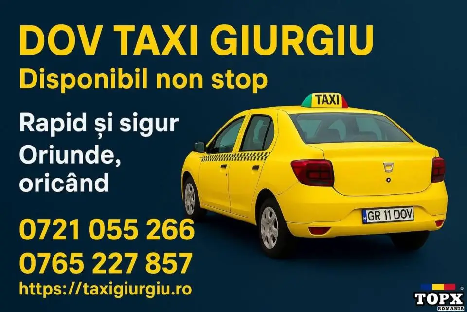 Dov Taxi Giurgiu 0721055266
