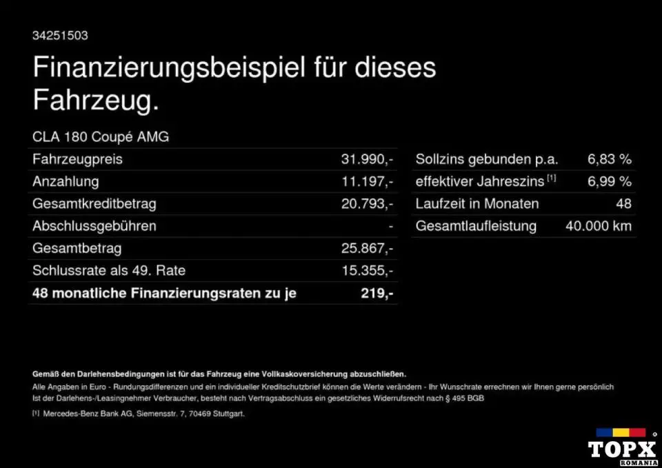 Mercedes-Benz CLA Benzina 2023 Leasing Auto