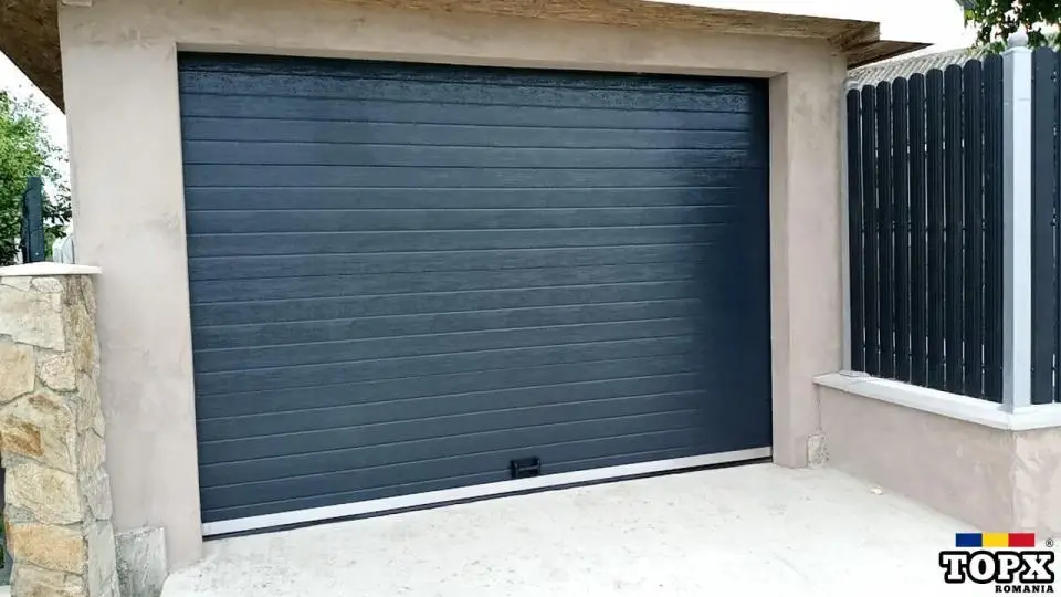 Usa de garaj sectionala Antracit