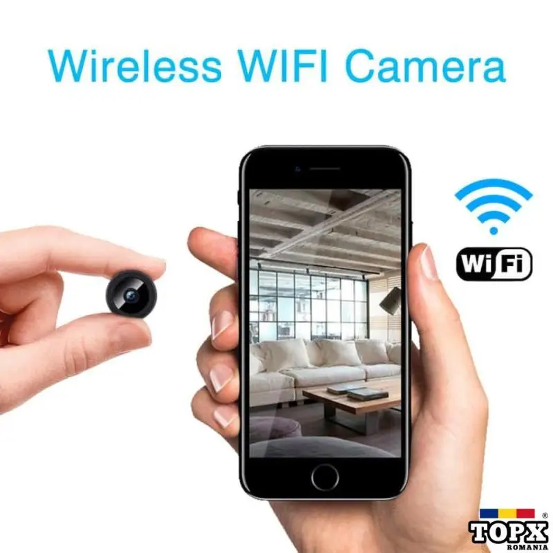 Mini camera de supraveghere wireless WiFi 1080p Full HD A9