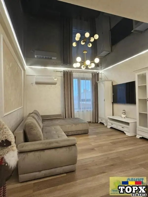 Faleza Nord, decomandat, 2 camere, etaj 1, mobilat modern, parcare