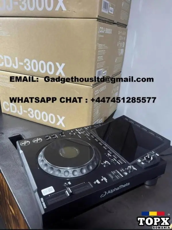 AlphaTheta CDJ-3000X, AlphaTheta Euphonia, Pioneer CDJ-3000, Pioneer DJ DJM-A9, Pioneer DJ DJM-V10