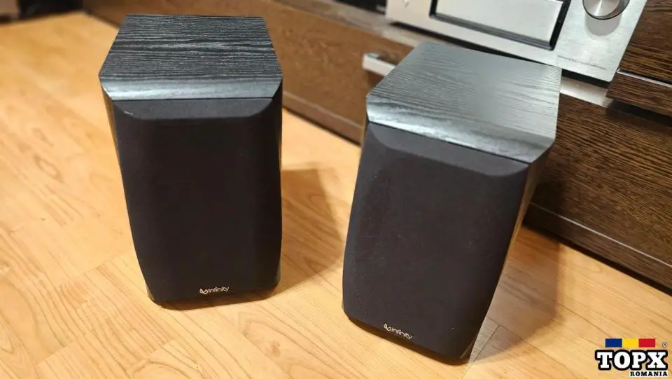 Boxe raft Infinity Primus 150, 8 ohm, pana la 100w, 2 cai perfect functionale