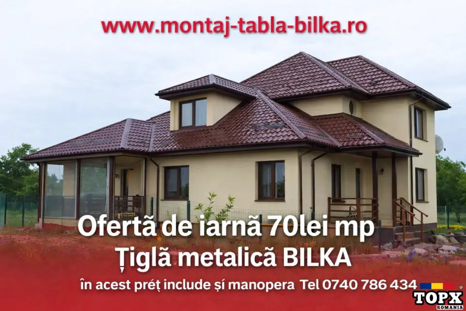 Reparații Acoperișuri Montaj Tabla BILKA