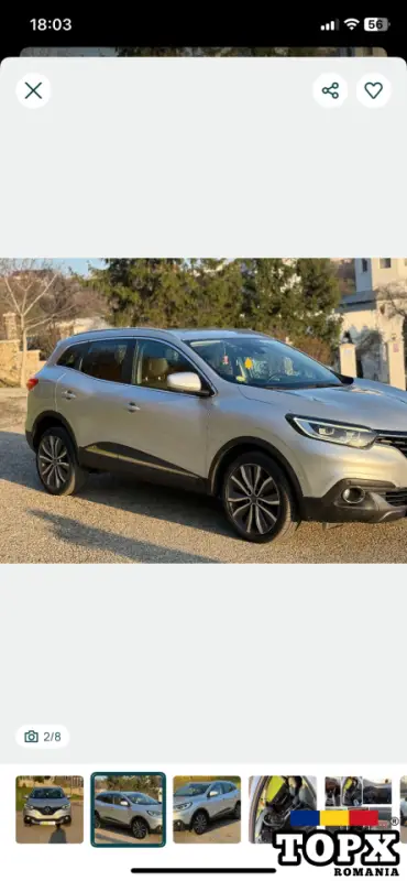 Vând Renault Kadjar  1.6 dci 4x4