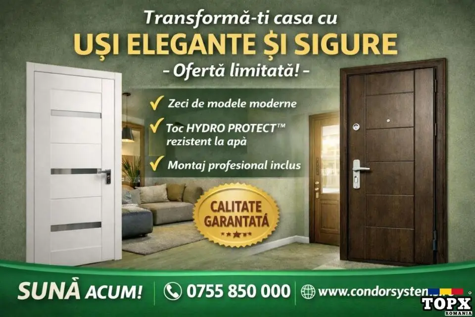 Soluții complete de uși pentru proiecte de anvergură