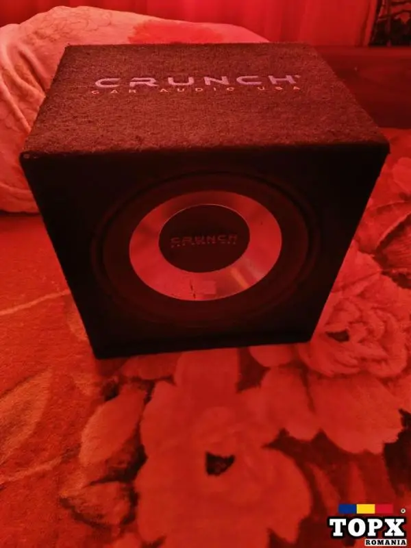Subwoofer auto CRUNCH 350w rms