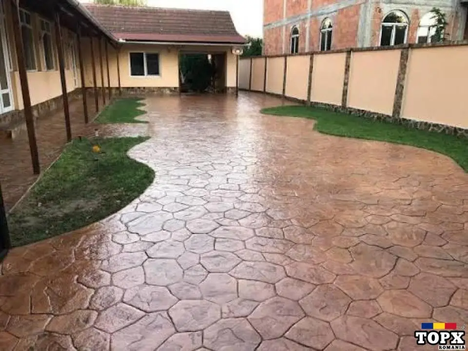 Beton Amprentat,elicopterizat si măturat