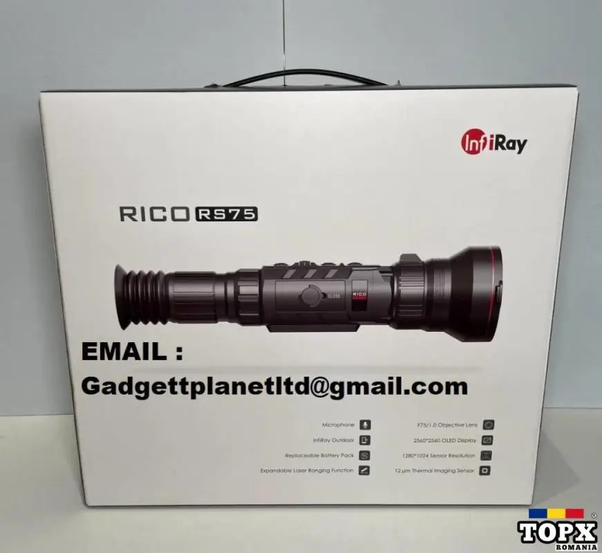 InfiRay Rico RS75 , Rico RH50 Pro, Rico RL42, Tube TH50 V2, Tube TH35 V2, Tube TL50 , Tube TL35V2