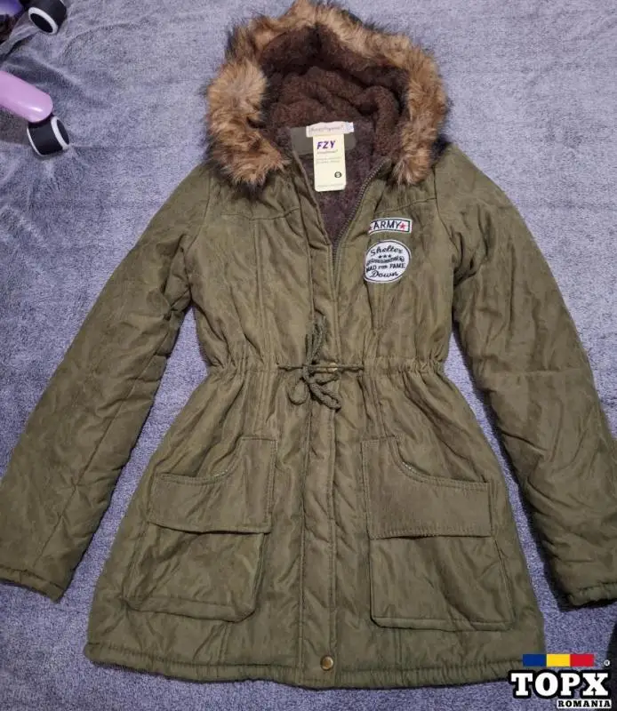 Geaca imblanita army S noua