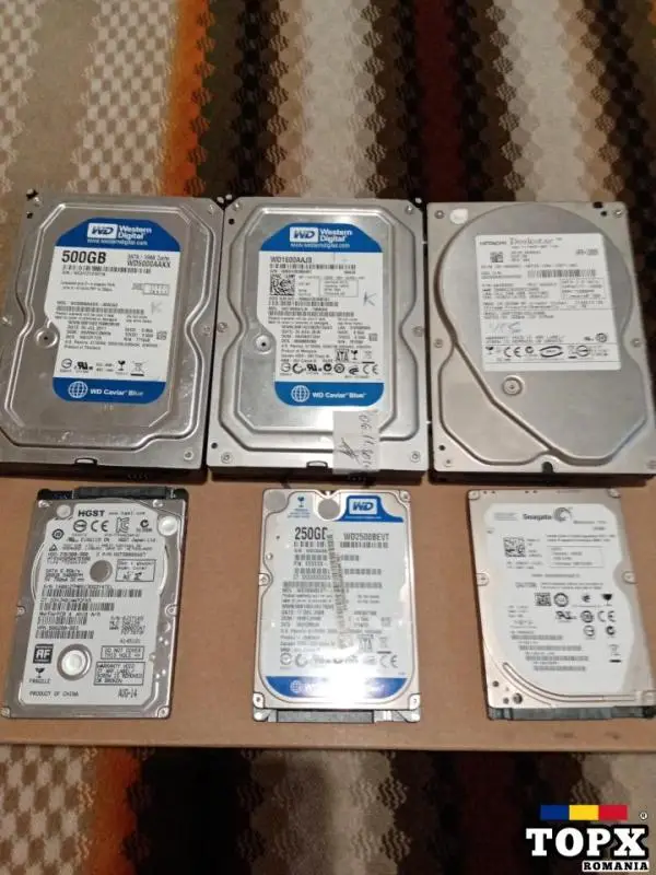 HardDisk-uri HDD Seagate/Hitachi/WD Caviar SATA pentru Laptop/Desktop