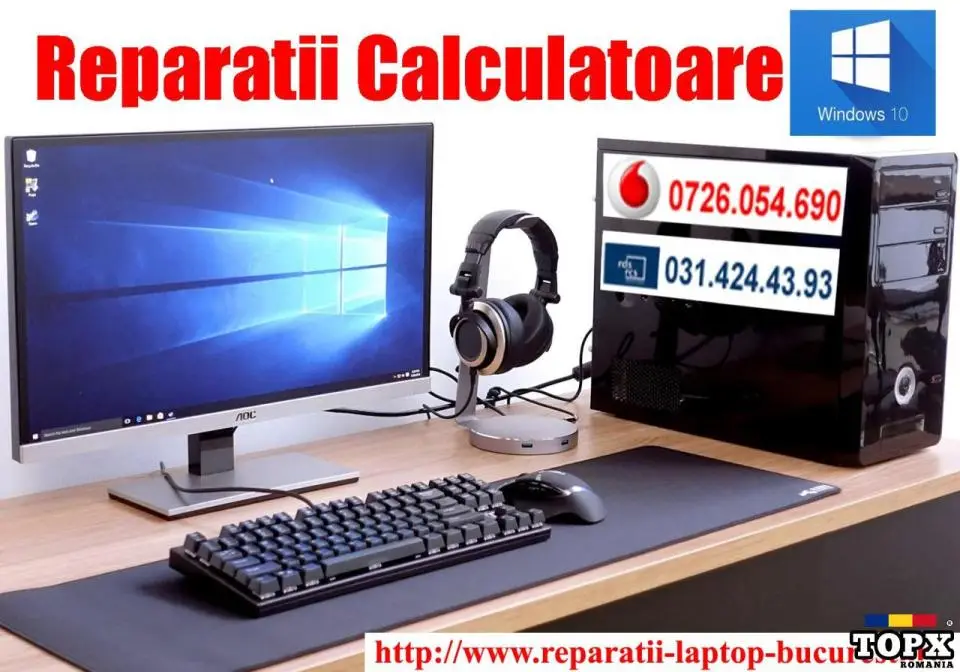 REPARATII CALCULATOARE LA DOMICILIU CURATARE DE PRAF LAPTOP INSTALARE WINDOWS BUCURESTI