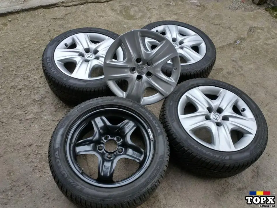 Jante Opel Astra Insignia R17 Cauciucuri Dunlop 225 50 R17 -7.4 mm - 2