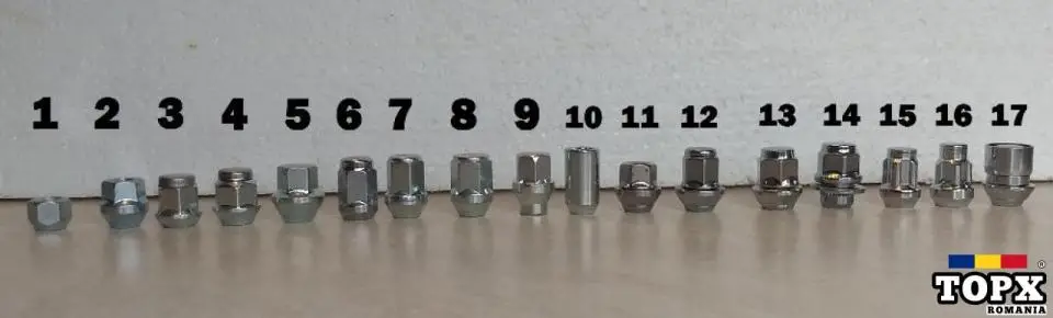 Piulite Prezoane Toyota Rav 4  Avensis  Yaris  Corola M12 x 1 5 - 5