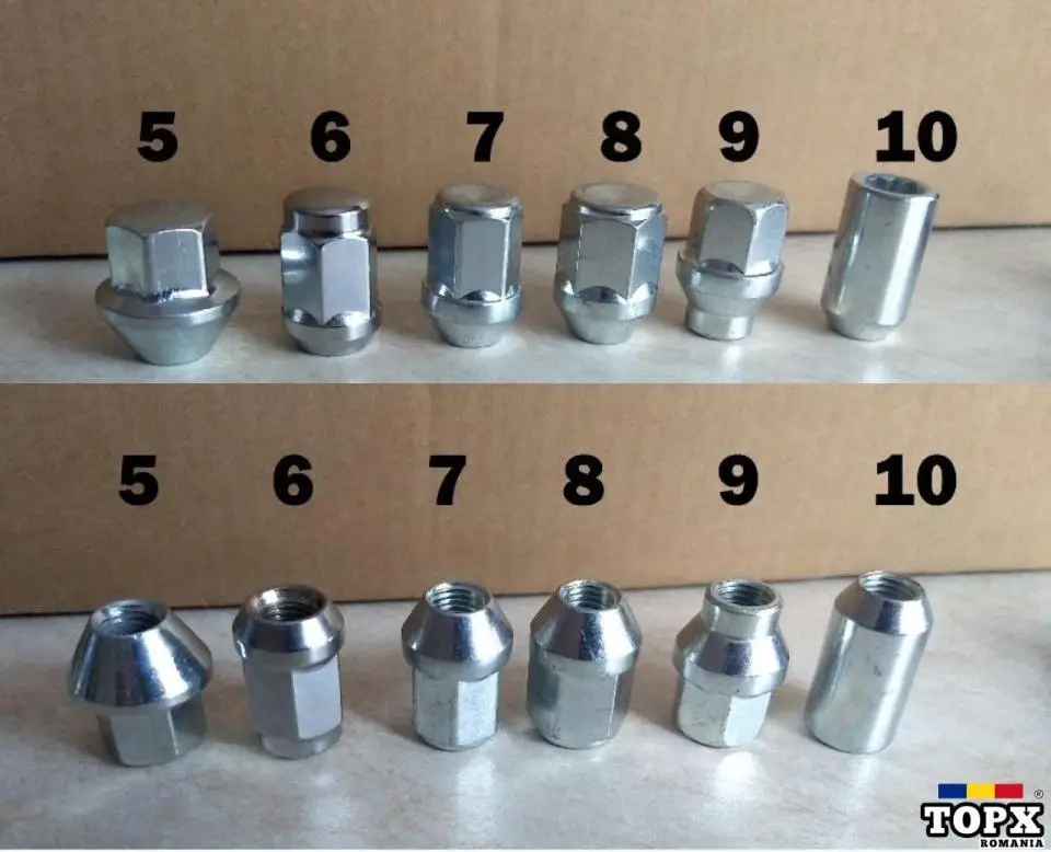 Piulite Prezoane Toyota Rav 4  Avensis  Yaris  Corola M12 x 1 5 - 7