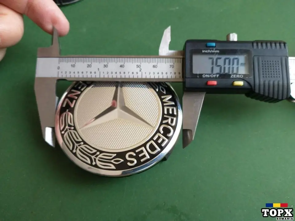 Capace Mercedes jante aliaj cu diametrul de 75 mm - 4