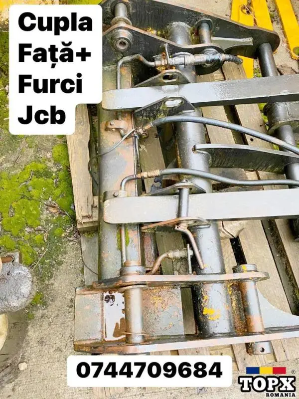 Cupla fata plus furci pentru 3 si 4 cx jcb