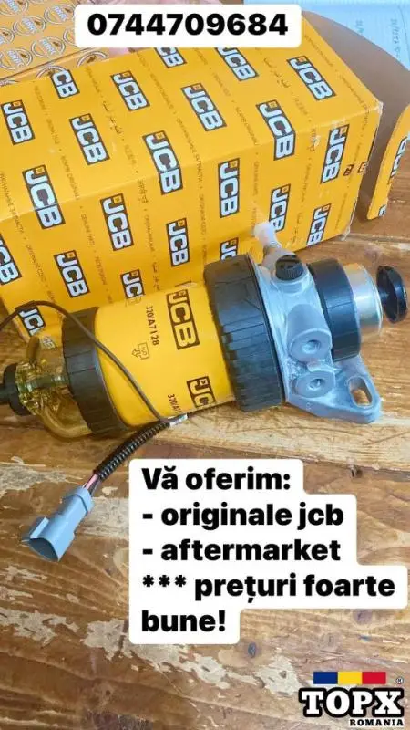 Pompa de alimentate pentru utilajele JCB in stoc