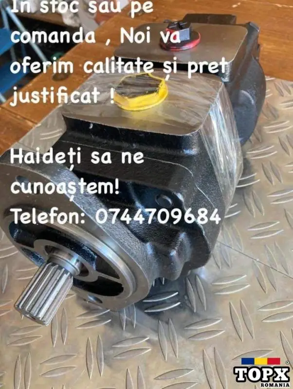 Pompe hidraulice pentru utilajele jcb si varietate de piese de schimb