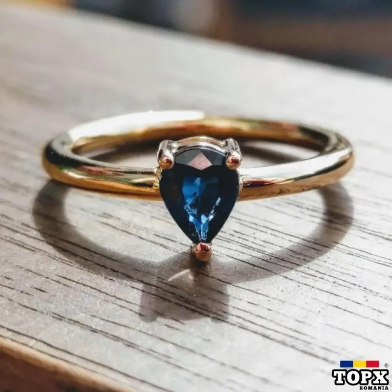 Inel Logodna Aur Galben 18k cu Safir 0.55ct AED192702