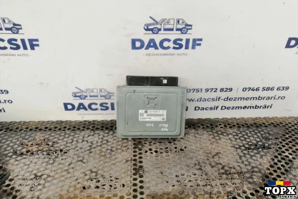 Calculator motor ECU 03F906070D Volkswagen VW Polo 5 6R [2009 - 2015] Hatchback 3-usi 1.2 TSI MT (10
