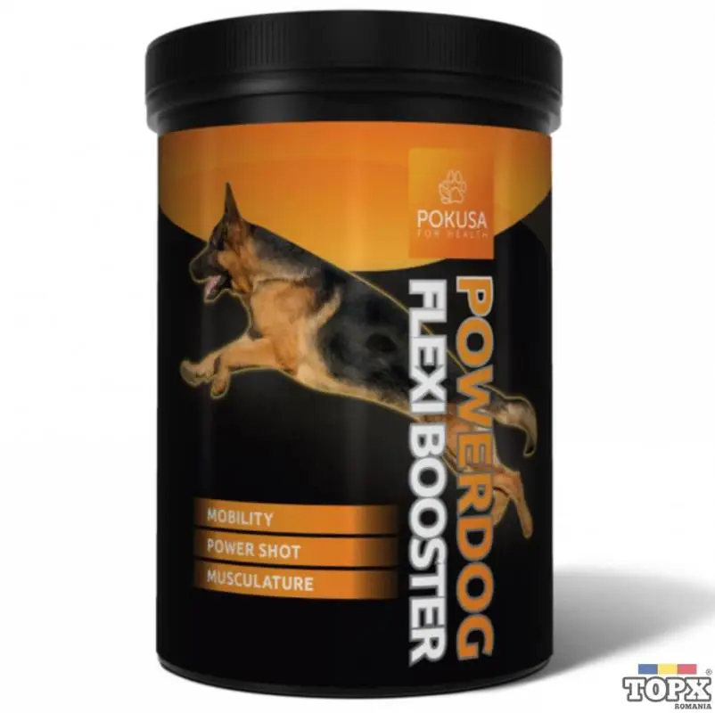 Supliment professional natural PowerDog FLEXI BOOSTER pentru caini