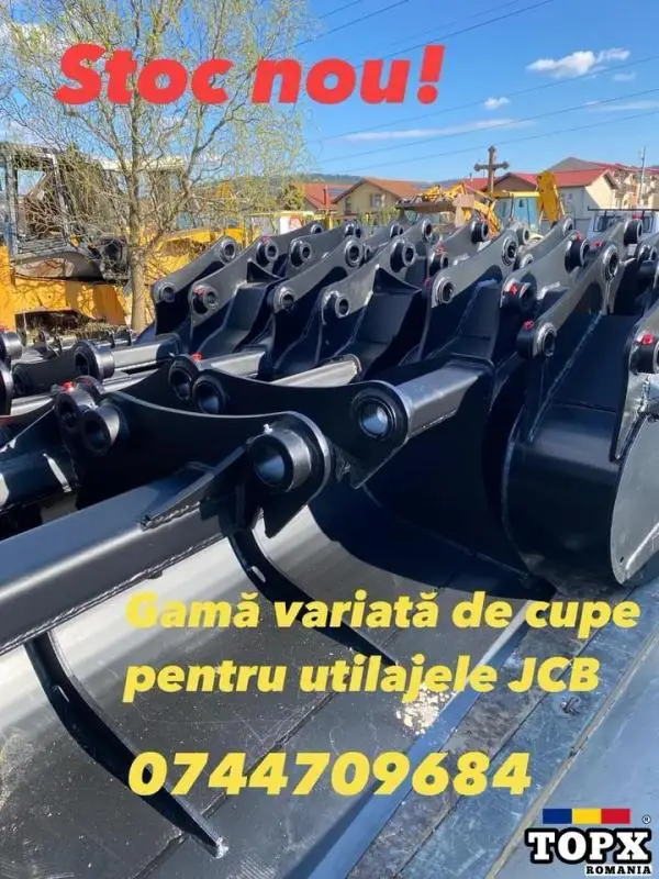 Cupe variate si de diferite dimensiuni pentru JCB