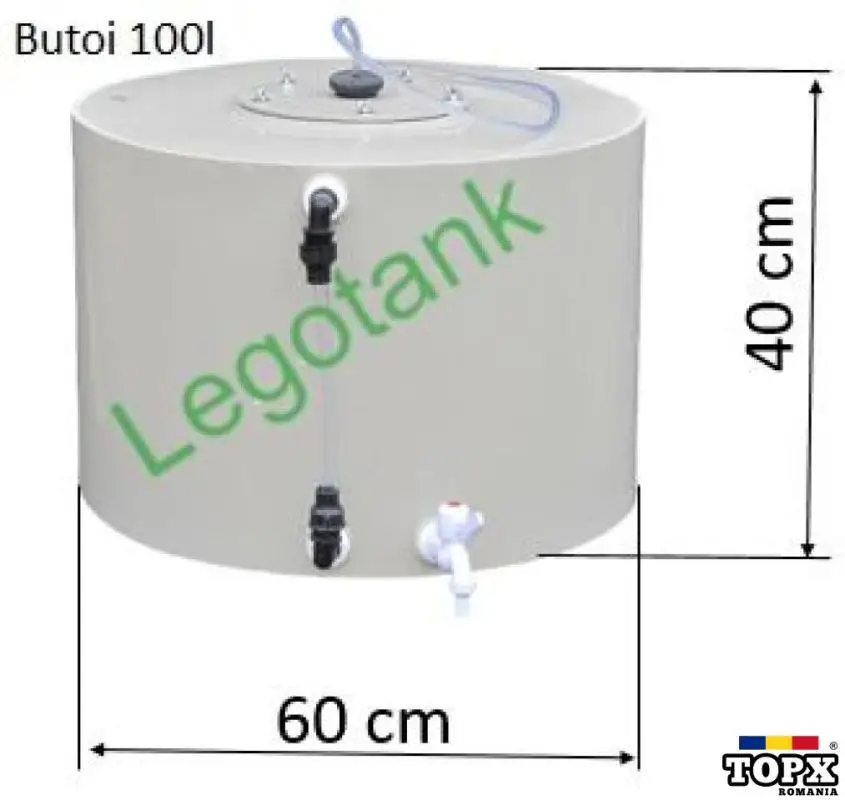 Butoi vin  tuica 100l PP-C