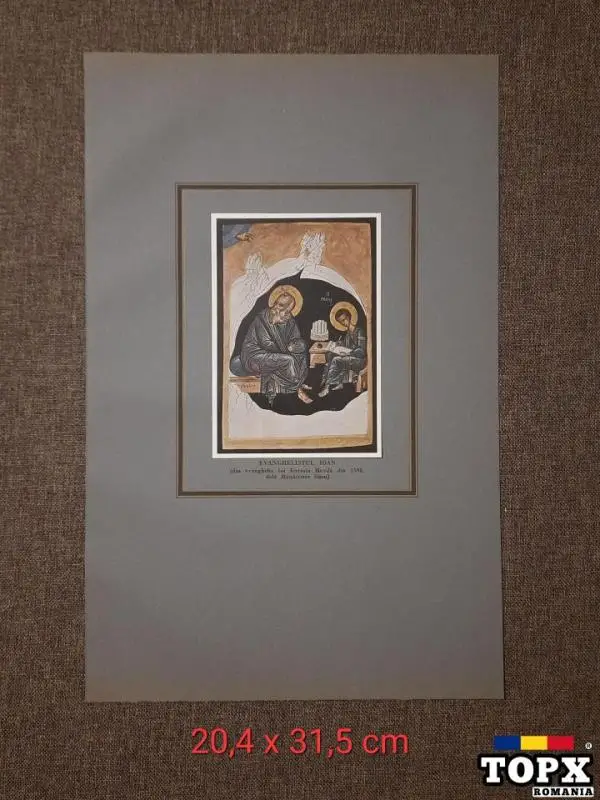 Litografie,obiect vechi de colectie,interbelic