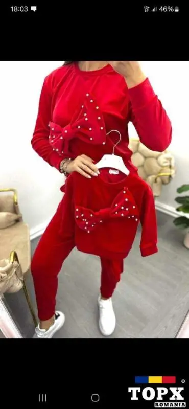 Set catifea mama+ fica