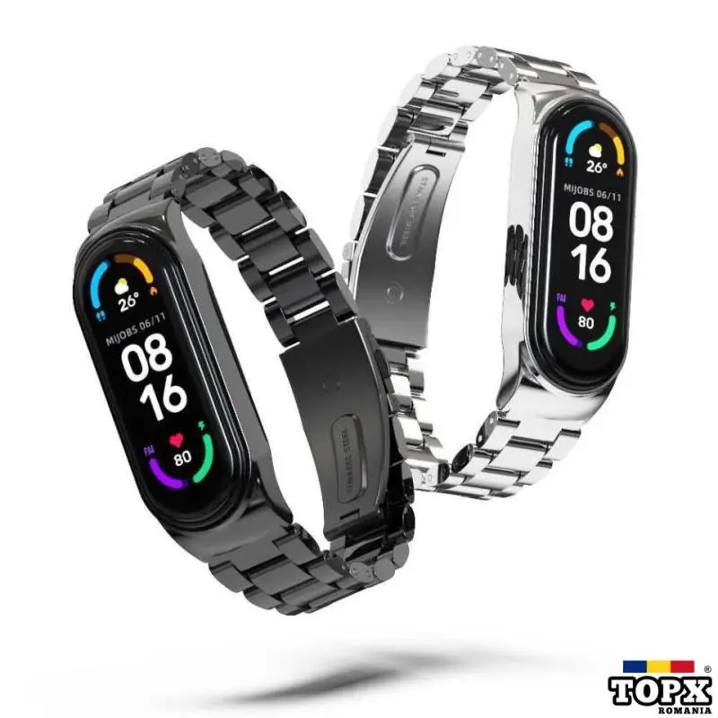 Curea metalica bratara fitness Xiaomi Mi Band 7 / Xiaomi Mi Band 8 - 2