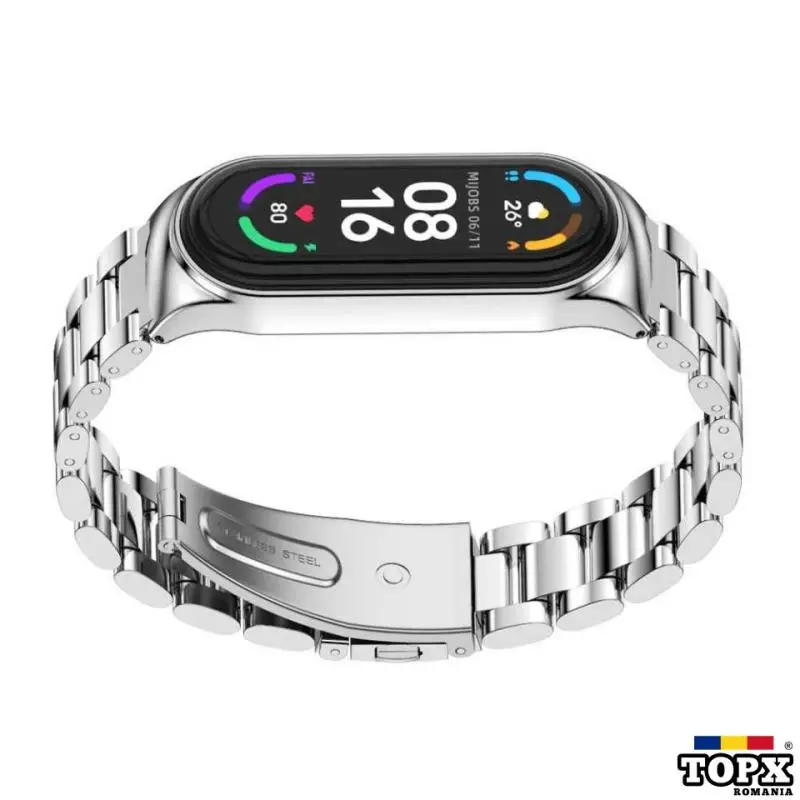 Curea metalica bratara fitness Xiaomi Mi Band 7 / Xiaomi Mi Band 8 - 3