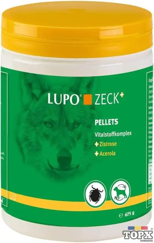 LUPOSAN® LUPO ZECK+ pelete deparazitare externa naturala caini