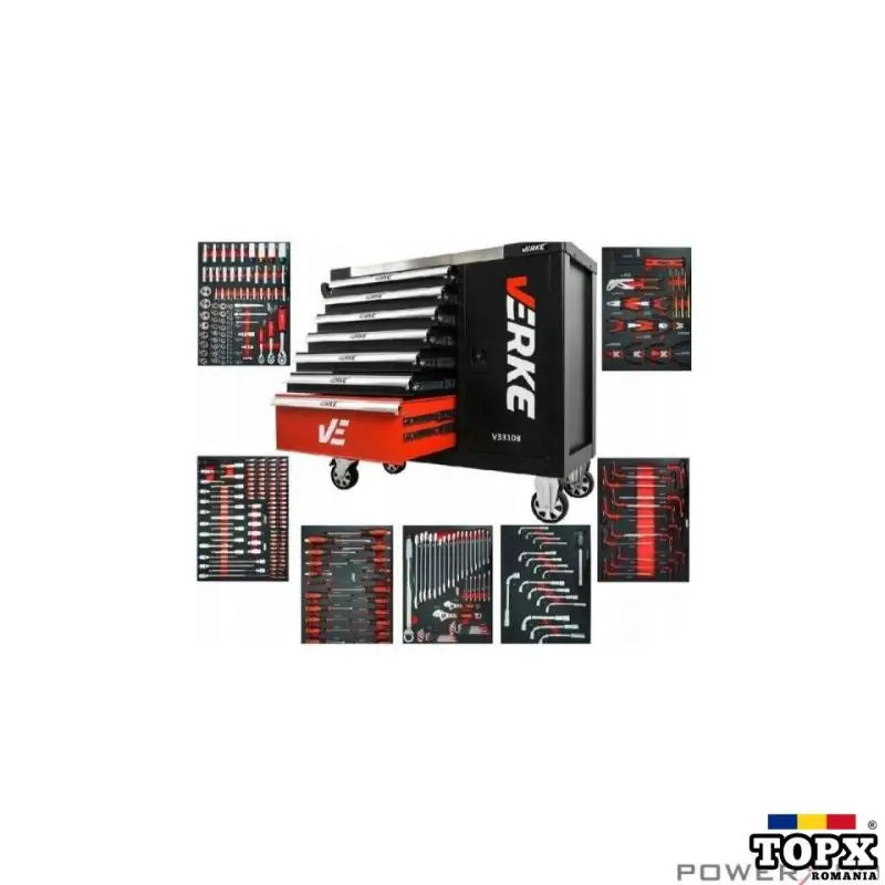 Dulap Scule Complet Echipat 298 Piese Verke